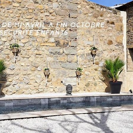 Mazet En Provence Pour 4, Piscine Chauffee Privee, Jardin Clos Prive, Barbecue, Chiens Admis Sainte-Jalle Exteriör bild