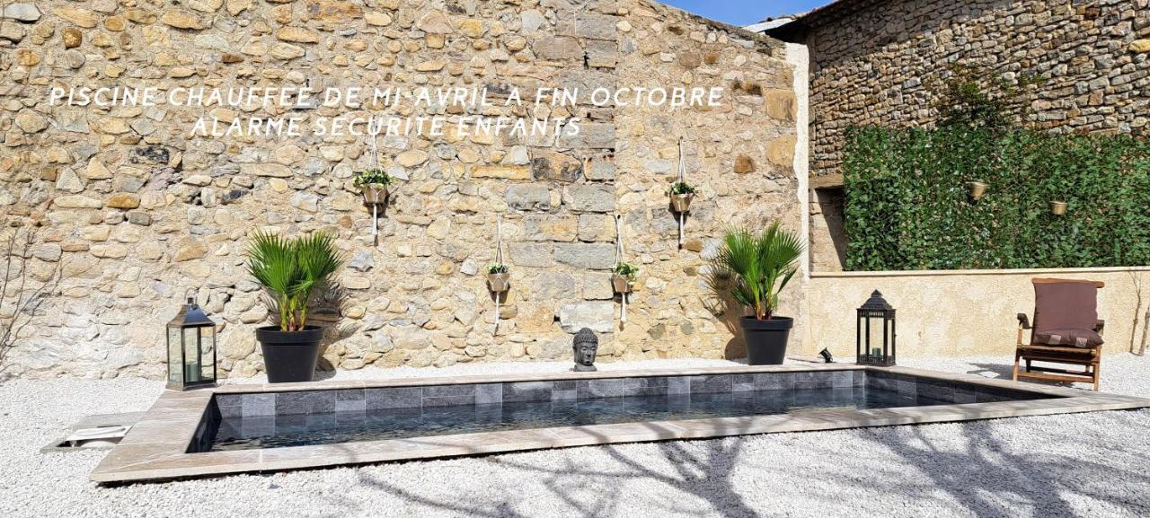 Le Mazet Sainte-Jalle, Piscine Chauffee, Jardin Clos, Barbecue En Baronnies Provencales Exteriör bild