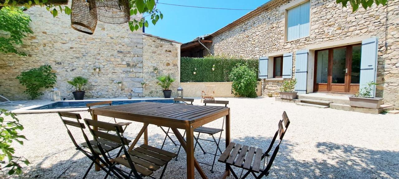 Le Mazet Sainte-Jalle, Piscine Chauffee, Jardin Clos, Barbecue En Baronnies Provencales Exteriör bild