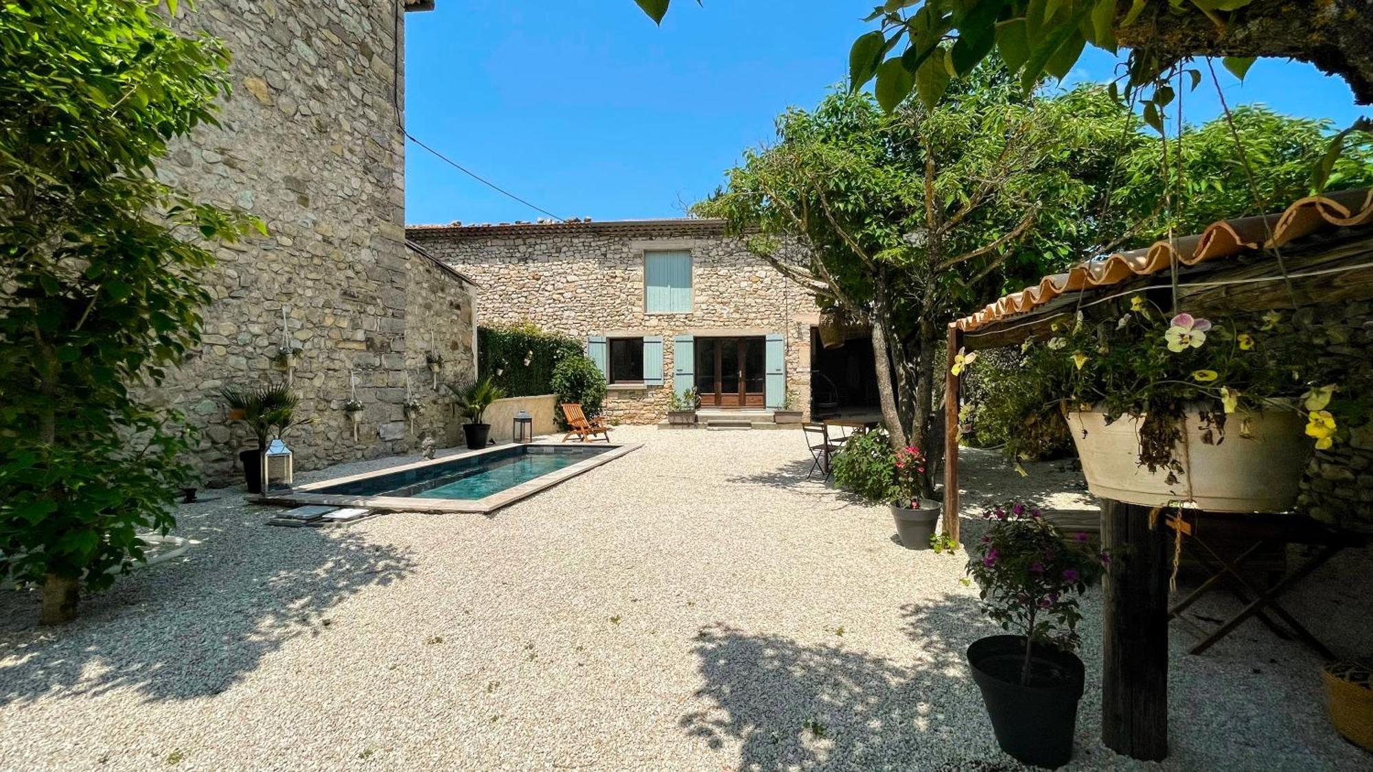 Le Mazet Sainte-Jalle, Piscine Chauffee, Jardin Clos, Barbecue En Baronnies Provencales Exteriör bild